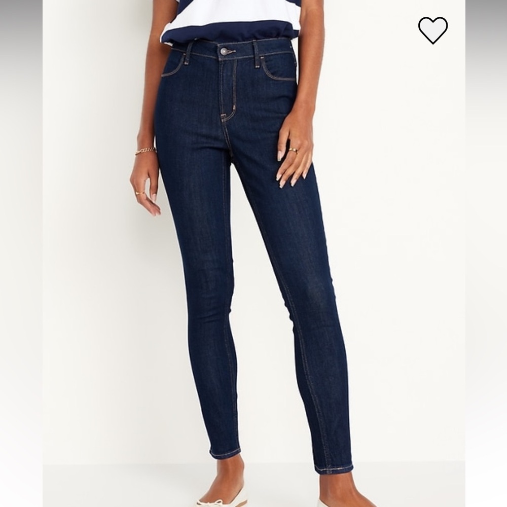 Old Navy High Waisted WOW Super Skinny Jeans petite 16 NWT